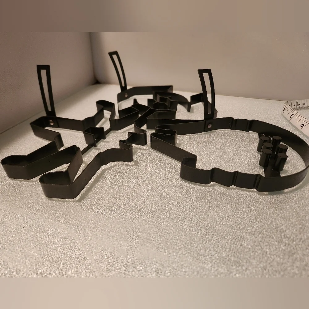 3 Star‎ Wars spaceship shaped pancake egg cookie molds with adjustable handles
